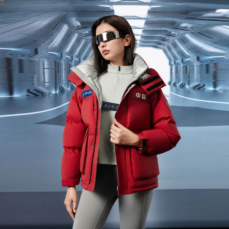波司登2023新款冬季太空时尚运动防风户外羽绒服加厚外套3610