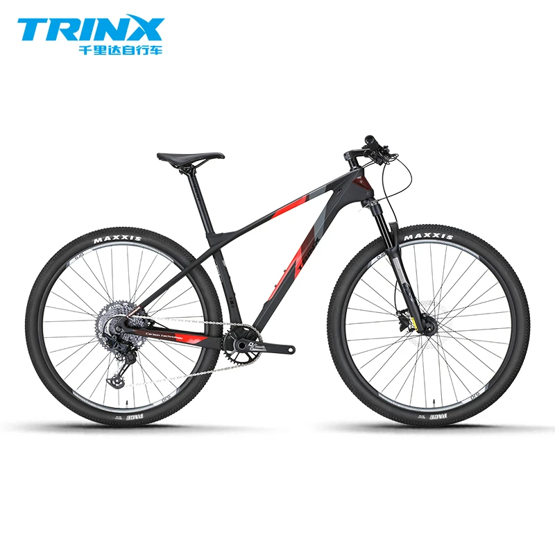 TRINX/千里达V700PRO碳纤维车队款车架桶轴SLX12速竞赛山地车气叉