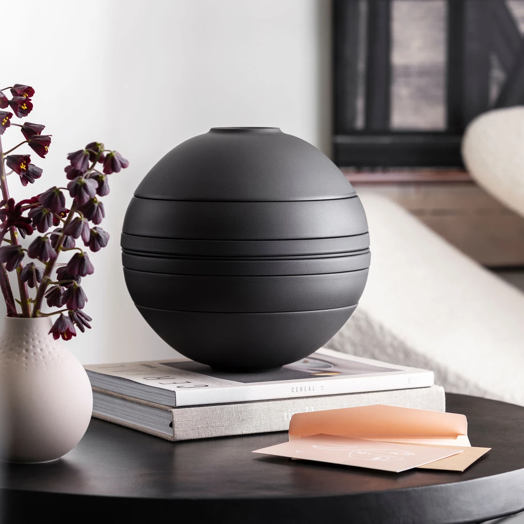 德国唯宝 拉布尔餐球 黑色 盘子餐具