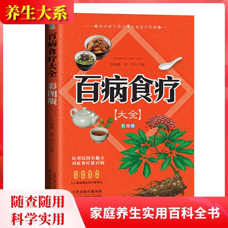 百病食疗彩图版食补大全配方菜谱民间科学实用家庭养生保健必备书
