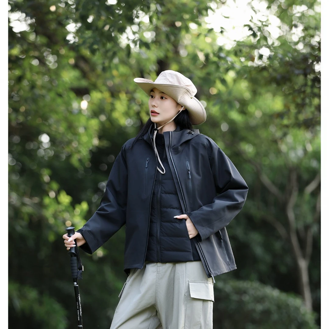 【交个朋友专属】情侣款三合一冲锋衣鹅绒服31022