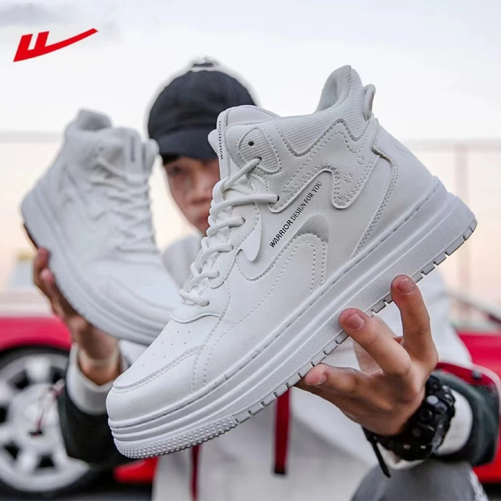 回力高帮鞋男2023新款秋季男鞋潮流百搭板鞋休闲基础款运动鞋