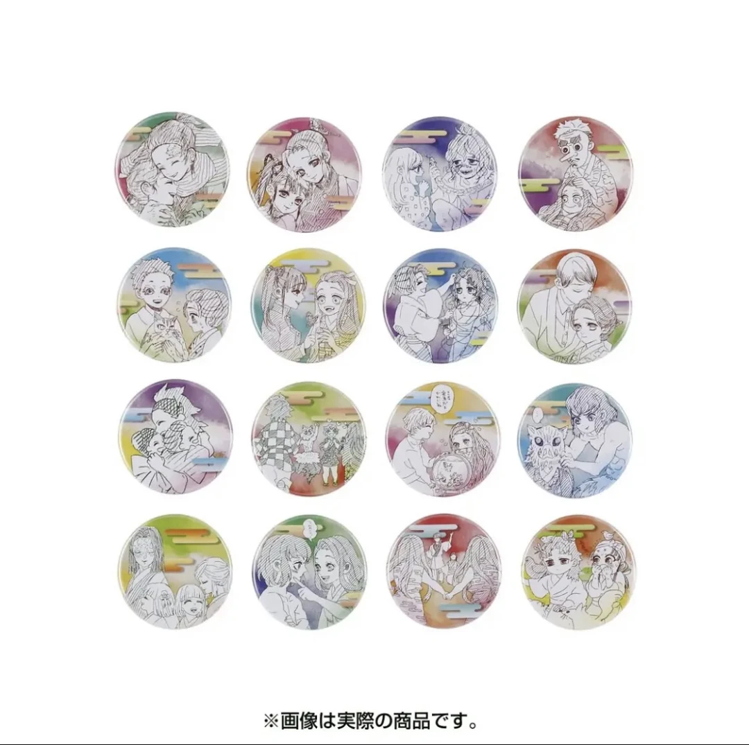 【鬼灭之刃】原画浮雕吧唧1弹  原画展吧唧