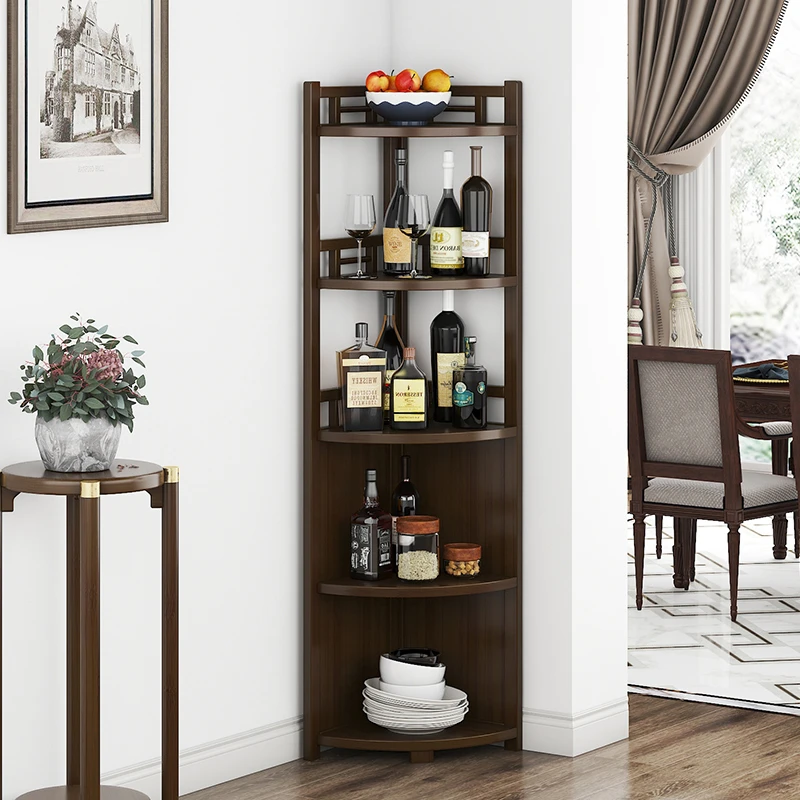 楚骏储物柜客厅转角架置物架靠墙角落地收纳转角柜置物柜收纳柜子