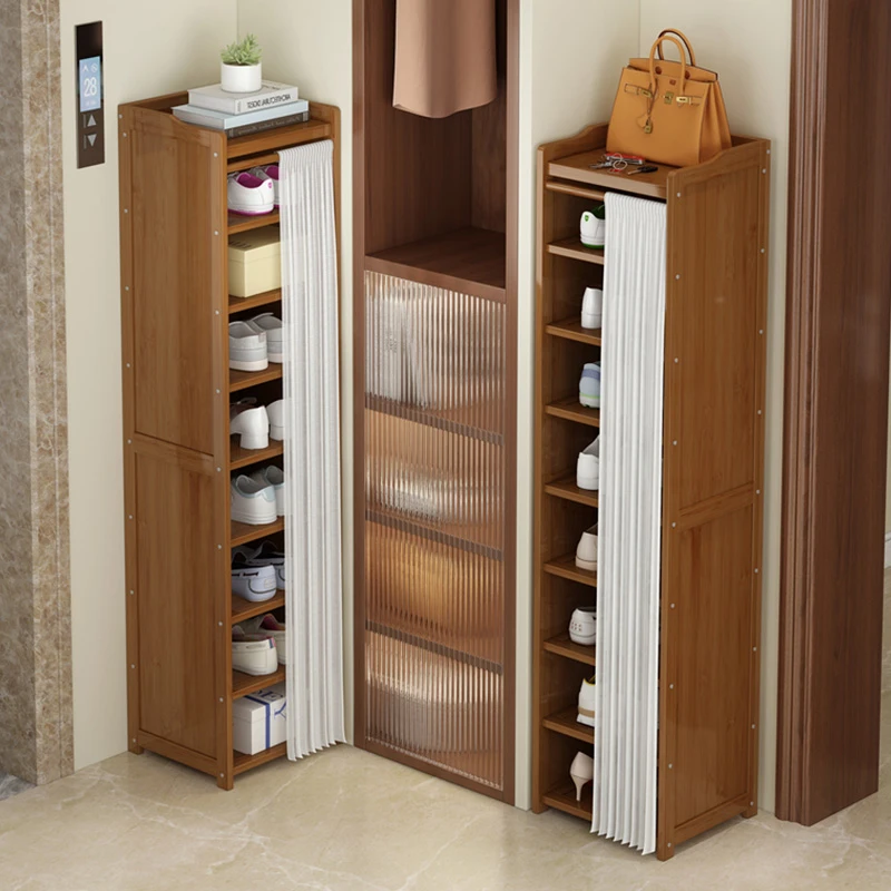 鞋架多层家用架子门口角落防尘简约收纳神器出租房入户门口鞋柜
