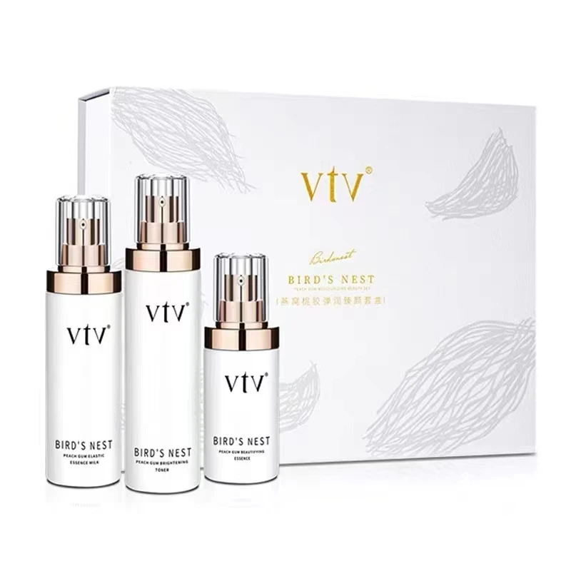 薇缇薇vtv燕窝桃胶弹润臻颜护肤三件套