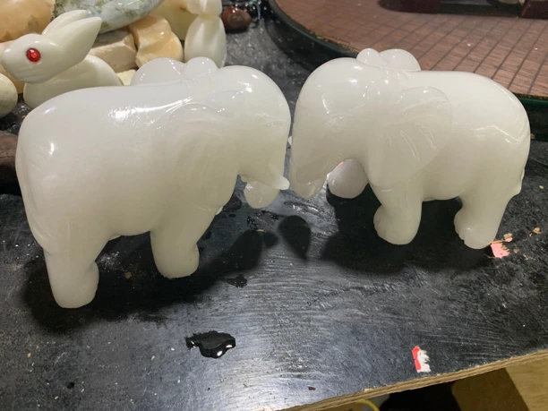 家具摆件,大象一对