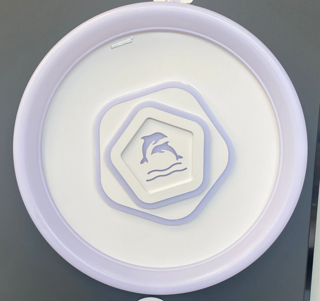 创意简约家用轻奢海豚卧室客厅吸顶灯