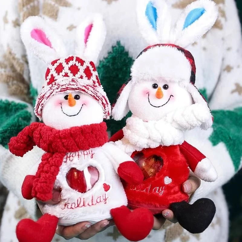 惊喜圣诞节礼物平安夜糖果袋雪人苹果袋儿童圣诞卡通包装袋小礼品