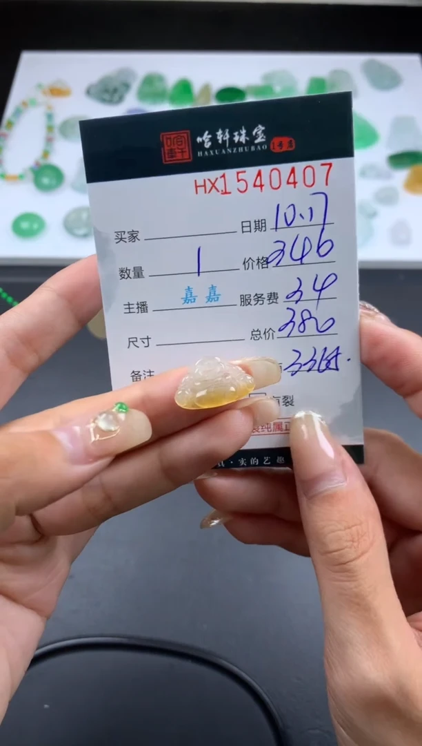【闪购商品】翡翠挂件未镶嵌哈轩 挂件1