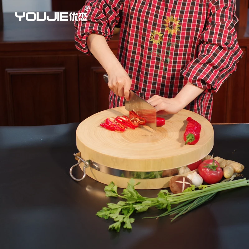 YOUJIE/优杰泰兴银杏砧板白果树菜板实木刀板宝宝辅食板无漆无蜡