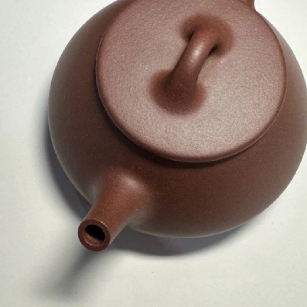 平盖石瓢.原矿紫泥半手工制作150毫升左右