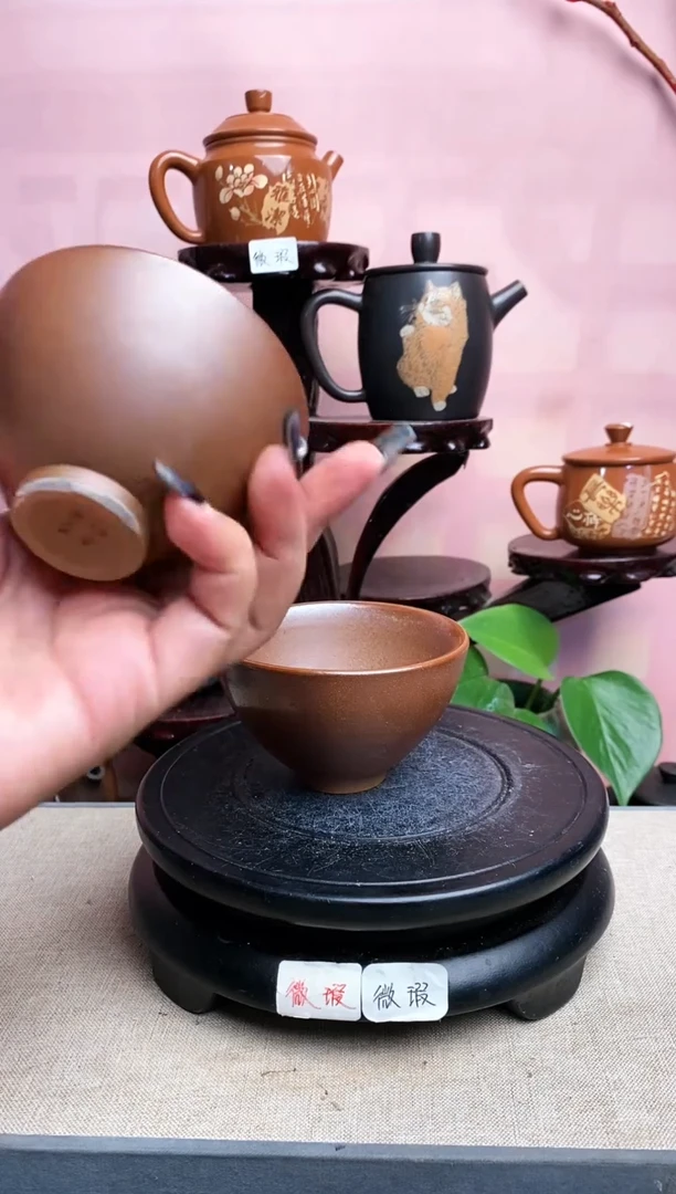 【闪购商品】壶一对云南建水紫陶微瑕436