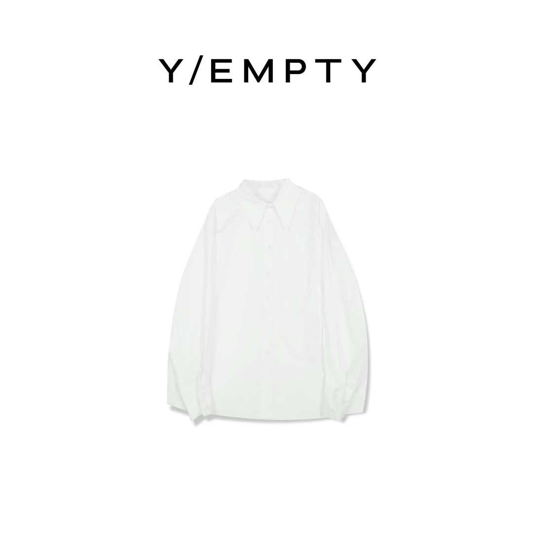 Y/empty颜控【稍等片刻】2024春季新休闲百搭时尚长袖衬衫L40319036
