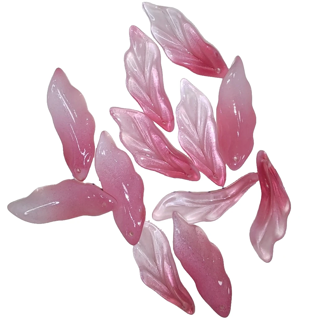 海草叶-琉璃叶子 - 手工DIY古风琉璃手作精美