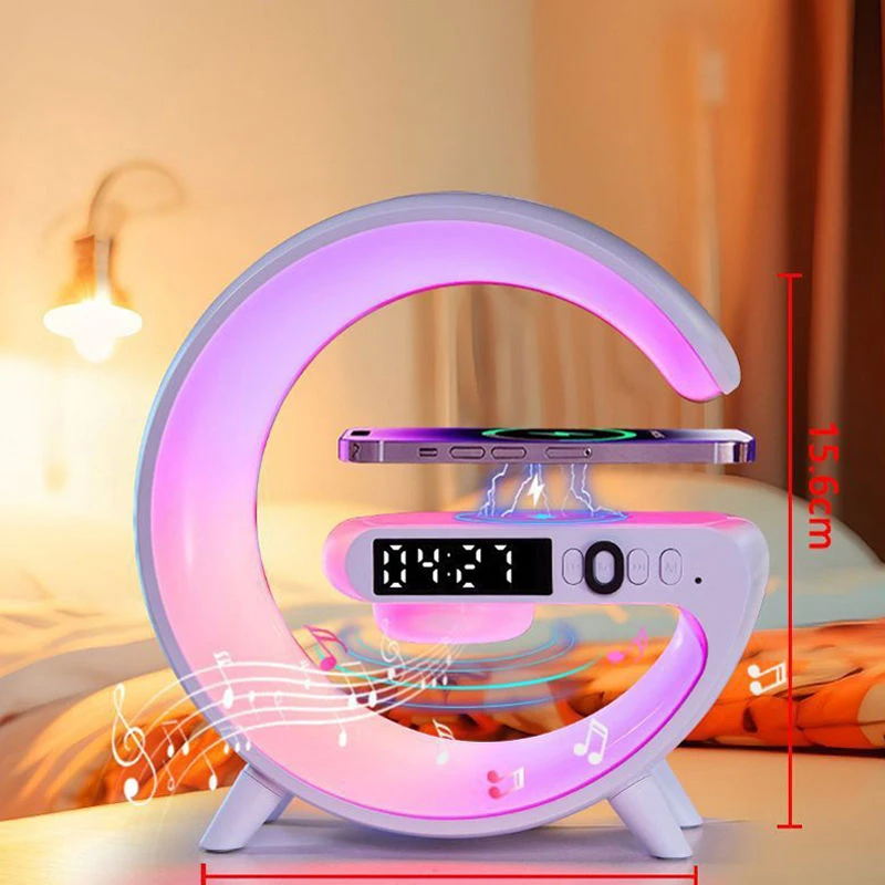 多功能智能蓝牙音响无线充电高颜值炫彩氛围灯送男生女生日礼物