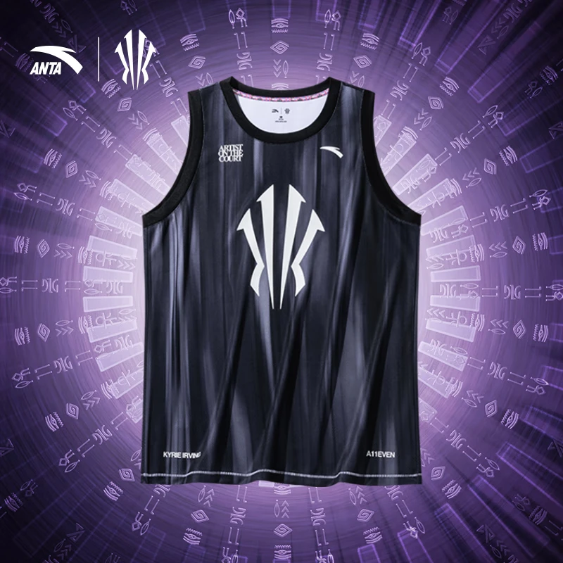 凯里·欧文系列丨安踏速干篮球运动背心男士夏季无袖t恤172431112