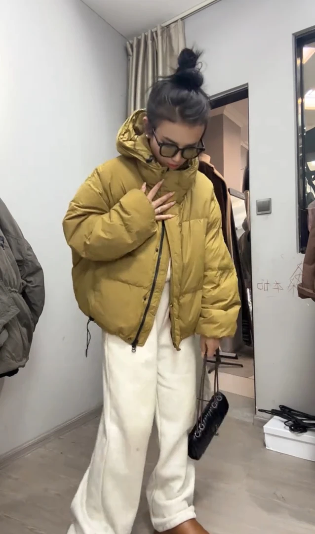 【次卓】2647#正常短款连帽羽绒服