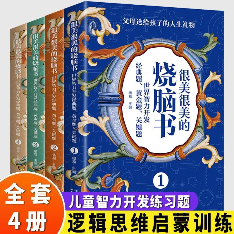 很美很美的烧脑书 原来数学都在这样学 儿童启蒙思维游戏