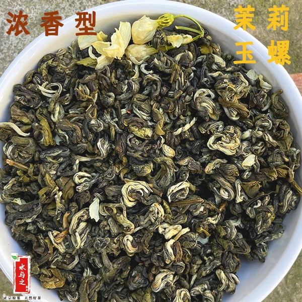 茉莉花茶玉螺浓香耐泡重口煞口【性价比好茶】茶叶浓香型