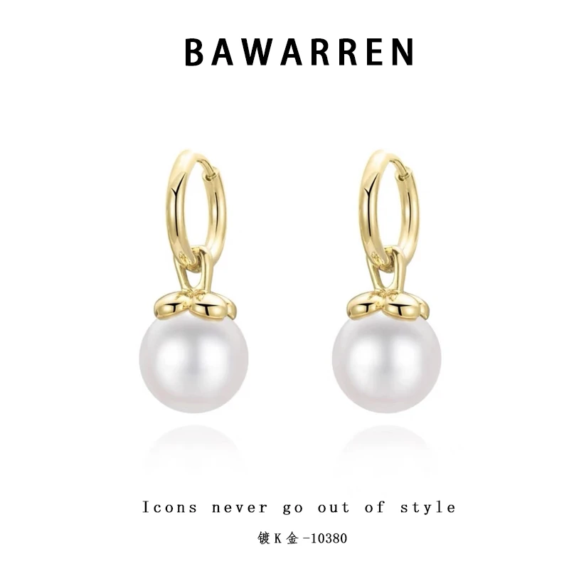 铜合金耳饰 10380-轻奢时尚百搭简约耳环