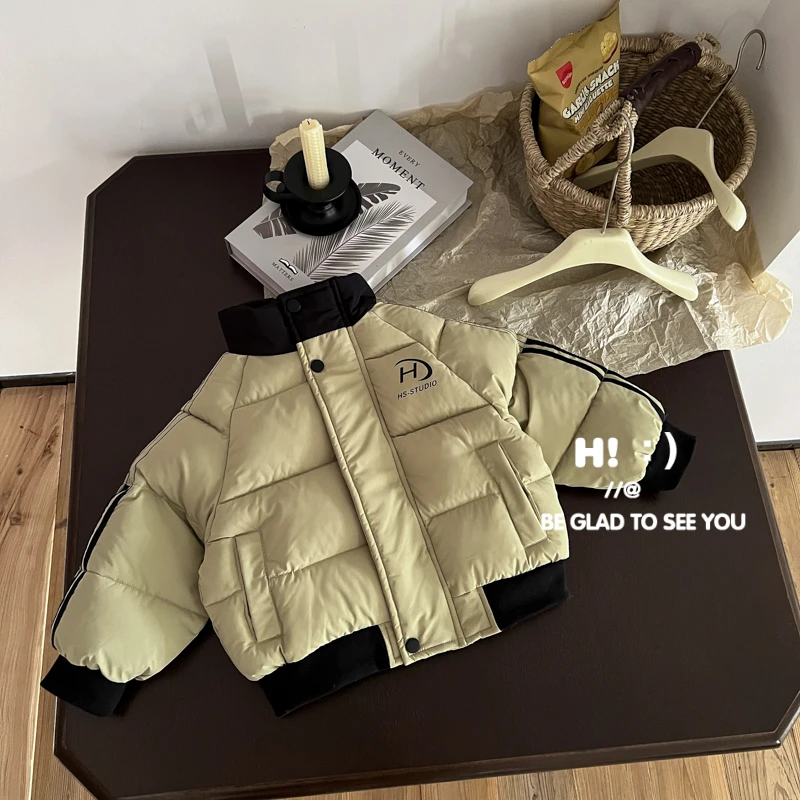 【现货】郝叔童品秋冬新品洋气男童棉服2024时尚百搭韩版外套HQ4449