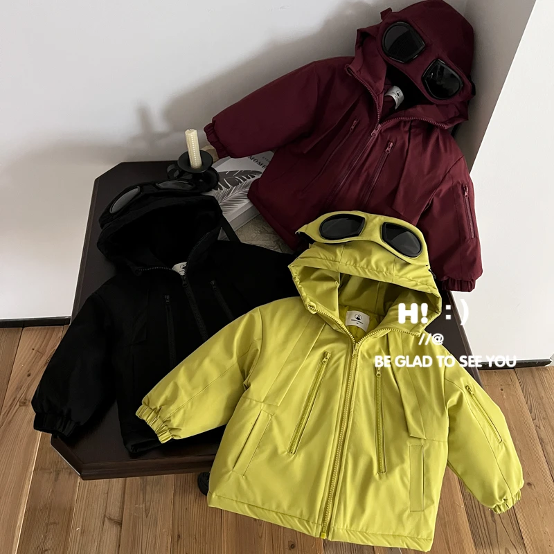 郝叔童品秋冬新款2025时尚洋气男童韩版儿童棉服外套潮流HR4431