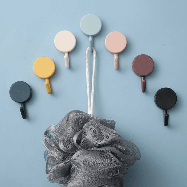 创意可爱挂钩强力粘胶贴墙壁壁挂厨房挂勾无痕免打孔门后浴室粘钩