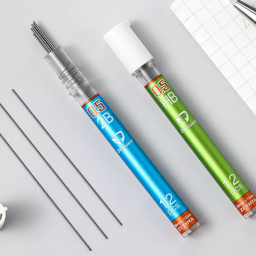 日本进口铅芯delguard小巧自动铅笔替芯不易断芯自动芯P-LD10