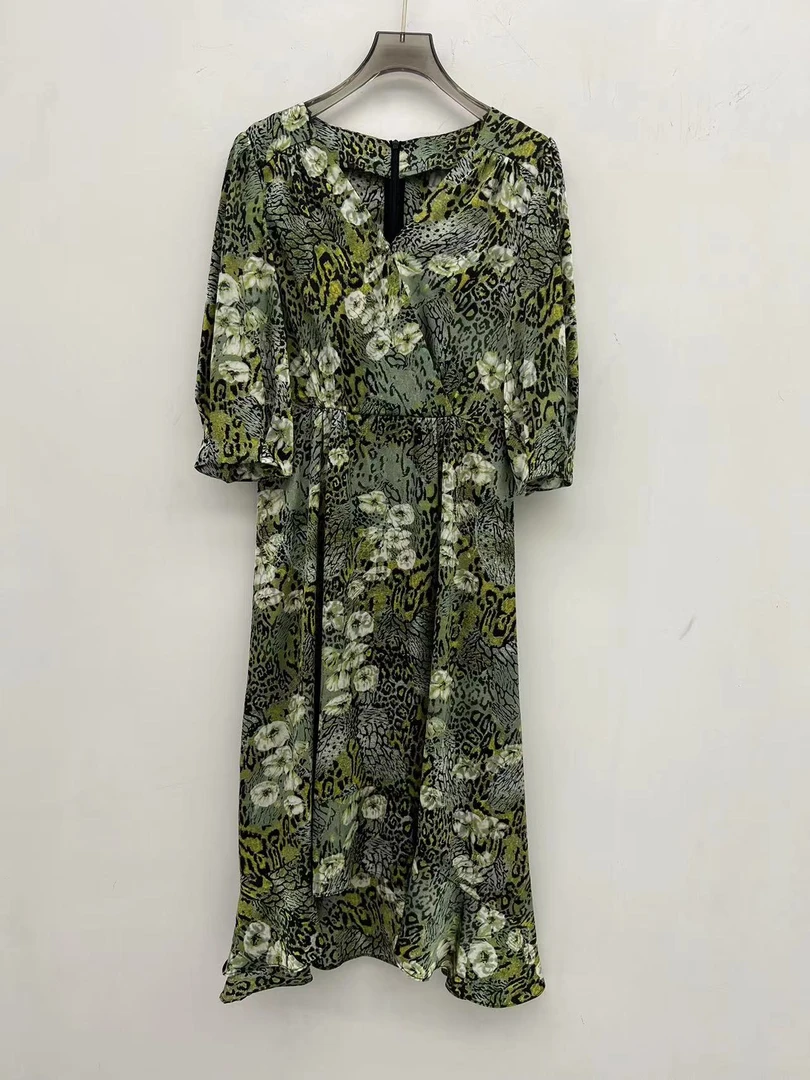 【榕榕服饰】桑蚕丝连衣裙9116