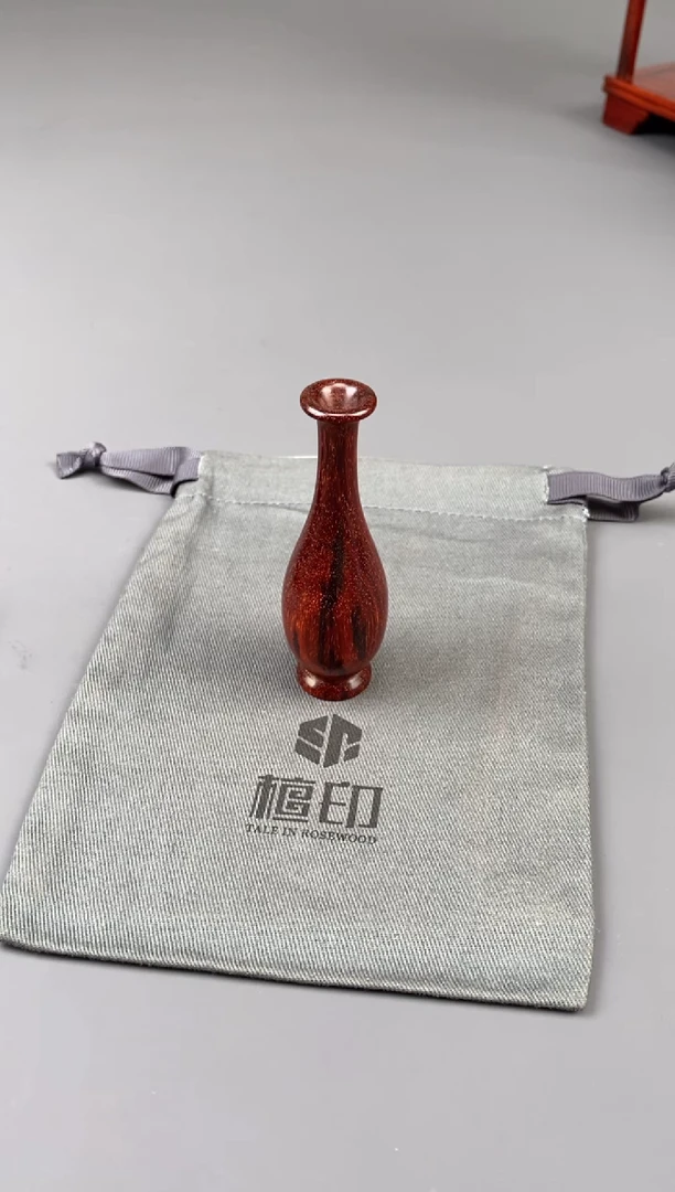 【闪购商品】檀香紫檀(小叶紫檀)把件印度小叶紫檀 瓶