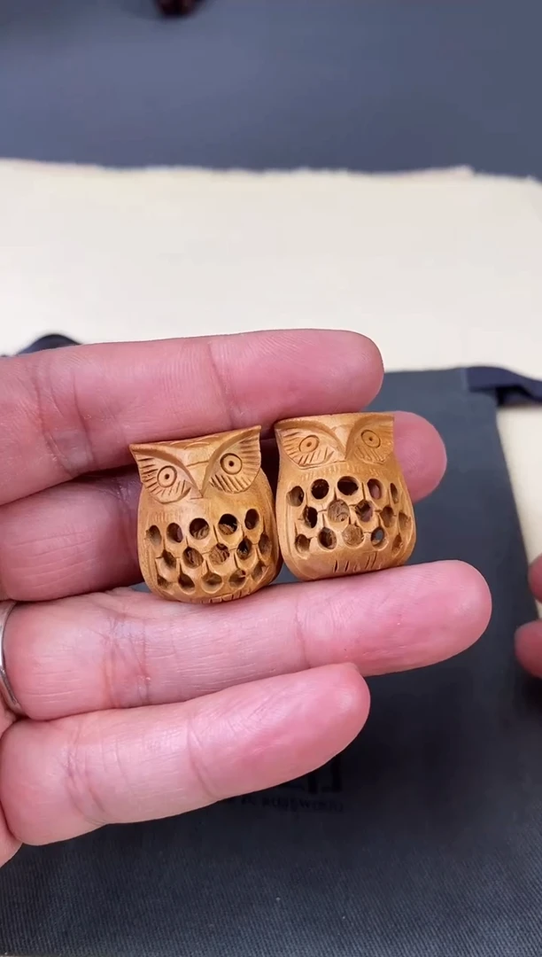 【闪购商品】木头印度老山檀 猫头鹰