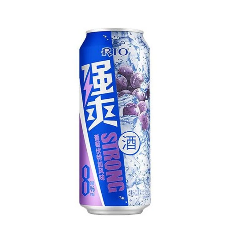 锐澳 8度葡萄伏特加味气泡鸡尾酒 500ml/瓶