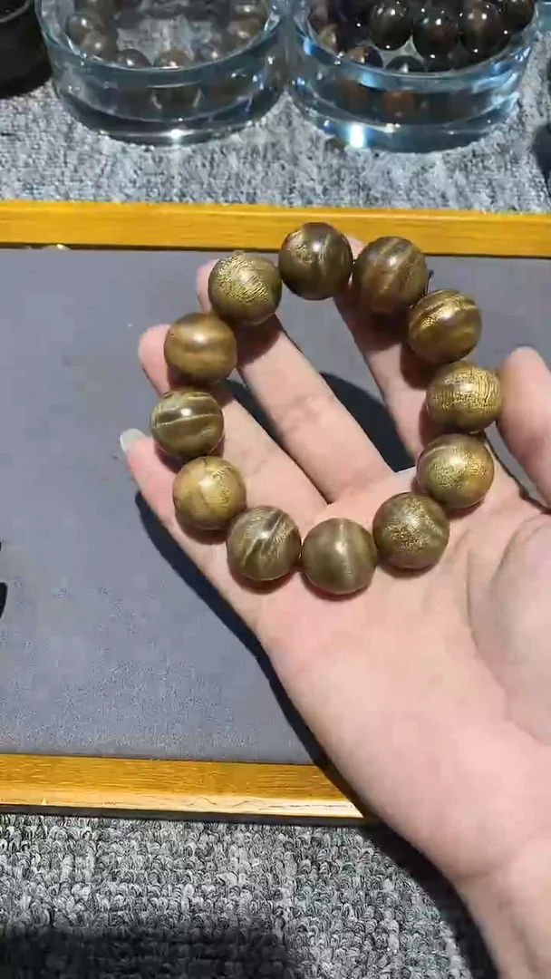 【闪购商品】金丝楠手串/手链2.0乌金58