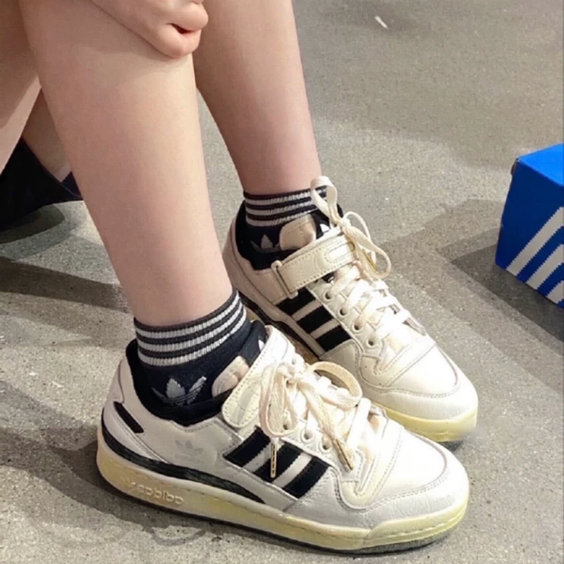 正品Adidas阿迪达斯FORUM 84男女经典复古百搭运动休闲板鞋HP9543