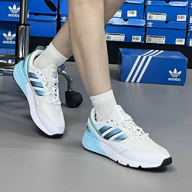 Adidas阿迪达斯男女鞋休闲鞋ZX 1K Boost 2.0低帮运动鞋GW6796