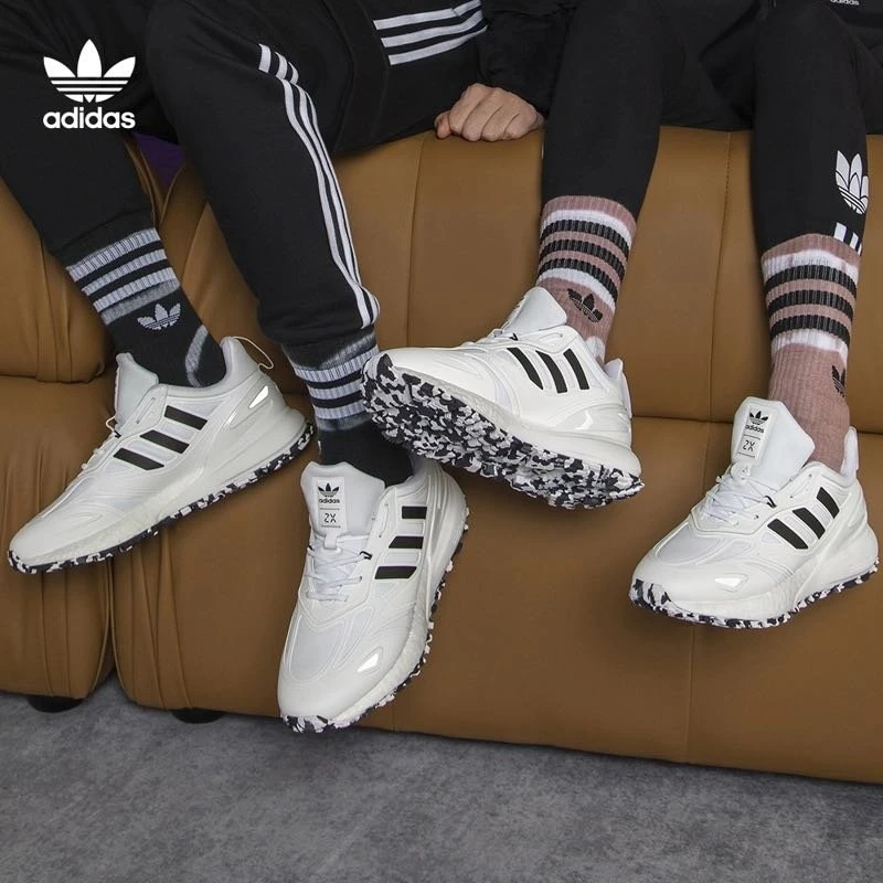 正品Adidas阿迪达斯三叶草ZX 2Kboost男女秋冬缓震舒适跑鞋GX9471
