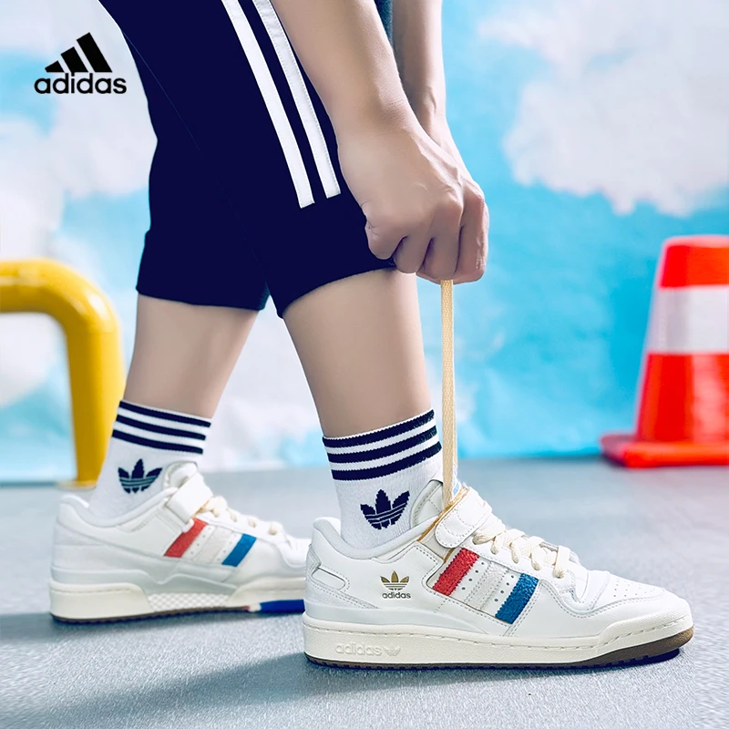正品Adidas阿迪达斯三叶草FORUM 84经典复古运动休闲板鞋IF9670
