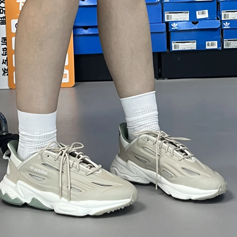 正品阿迪达斯Ozweego男女时尚复古百搭舒适轻便运动老爹鞋IF9365