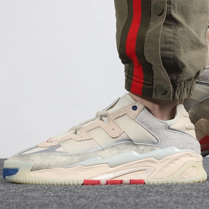 正品Adidas阿迪达斯三叶草NITEBALL男女秋冬时尚保暖老爹鞋FX7643