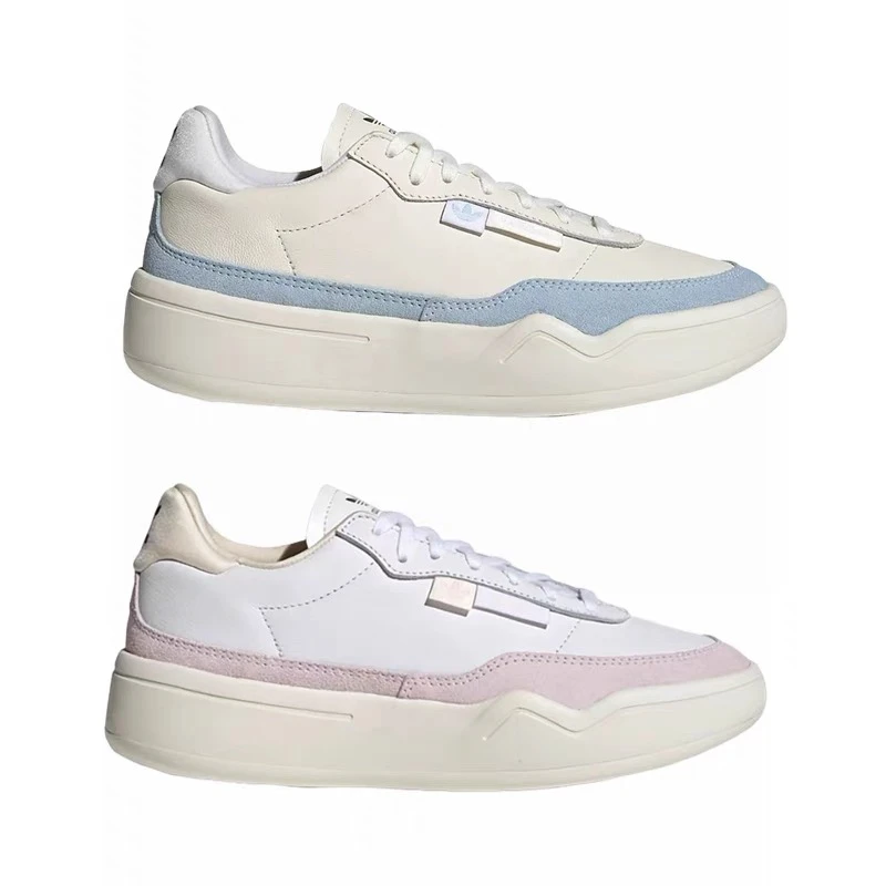 Adidas三叶草女款鞋子轻质软底厚底增高运动鞋休闲鞋GX3499GX3502