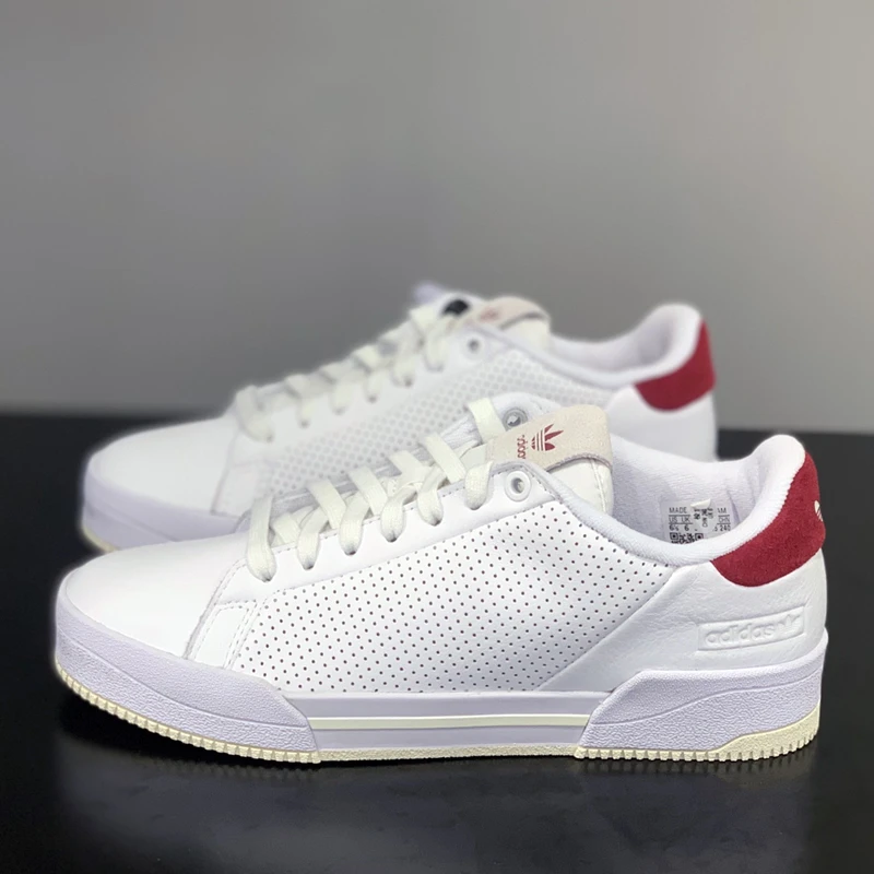 正品Adidas阿迪达斯三叶草新款男运动网面透气舒适百搭板鞋GX4347