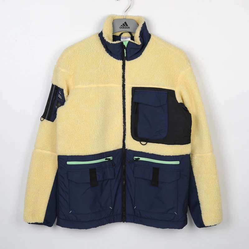 （直播断码专属）正品adidas阿迪达斯男子羊羔绒保暖夹克外套GV3524