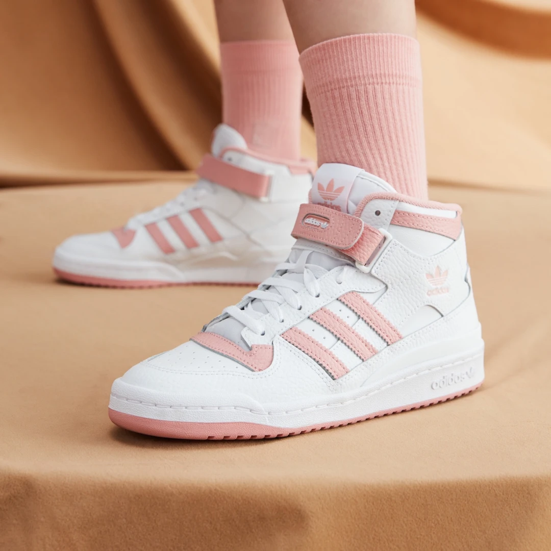 Adidas阿迪达斯FORUM MID男女款潮流高帮运动休闲板鞋GY5820