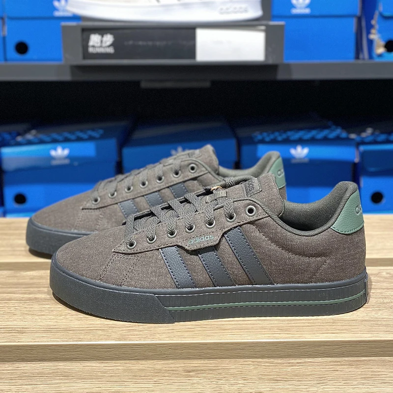 Adidas阿迪达斯DAILY 3.0男子低帮休闲板鞋复古耐磨帆布鞋GY2245
