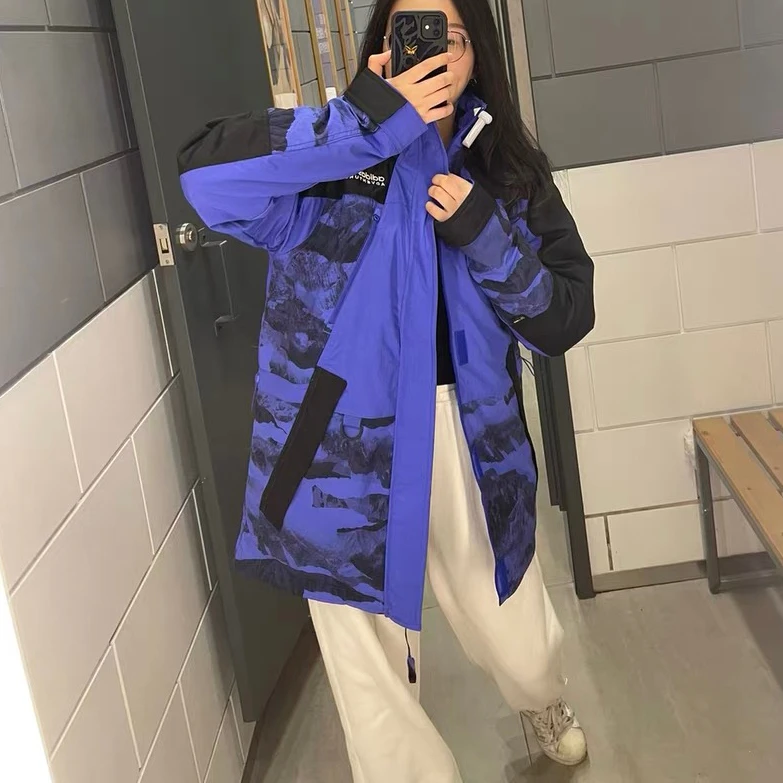 Adidas三叶草冬季户外运动休闲时尚百搭防风保暖羽绒服 H13578