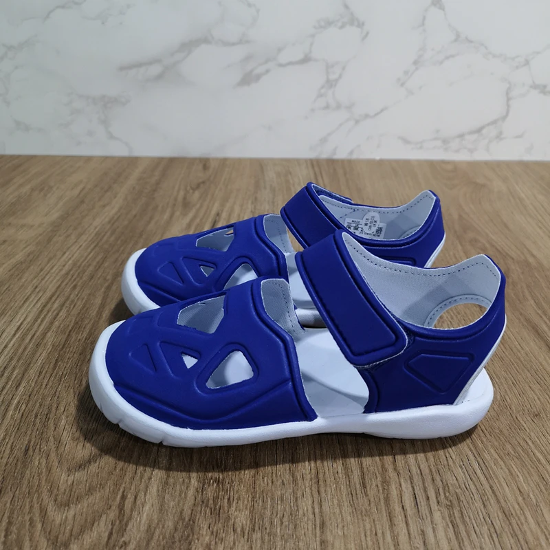 正品Adidas阿迪达斯童鞋夏季包头魔术贴轻便舒适休闲凉鞋 F34805