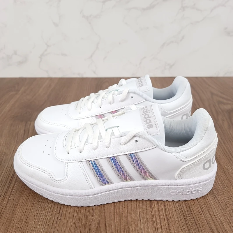 adidas阿迪达斯男女鞋HOOPS 2.0 系列低帮系带运动休闲板鞋FW3535