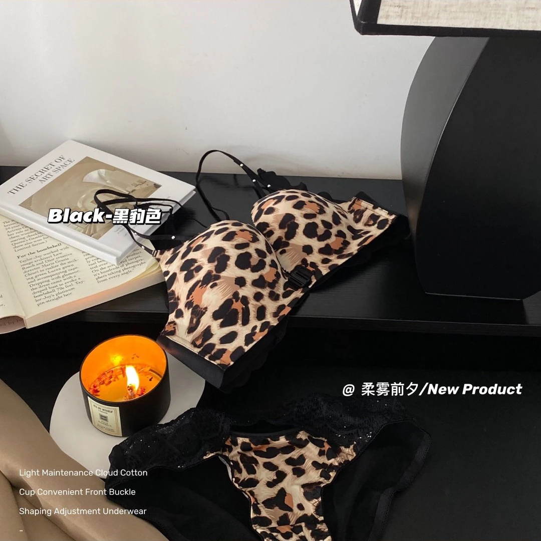 【维密美式•VICTORIA】柔雾前夕•豹纹控内衣3D立体打造的模杯V6