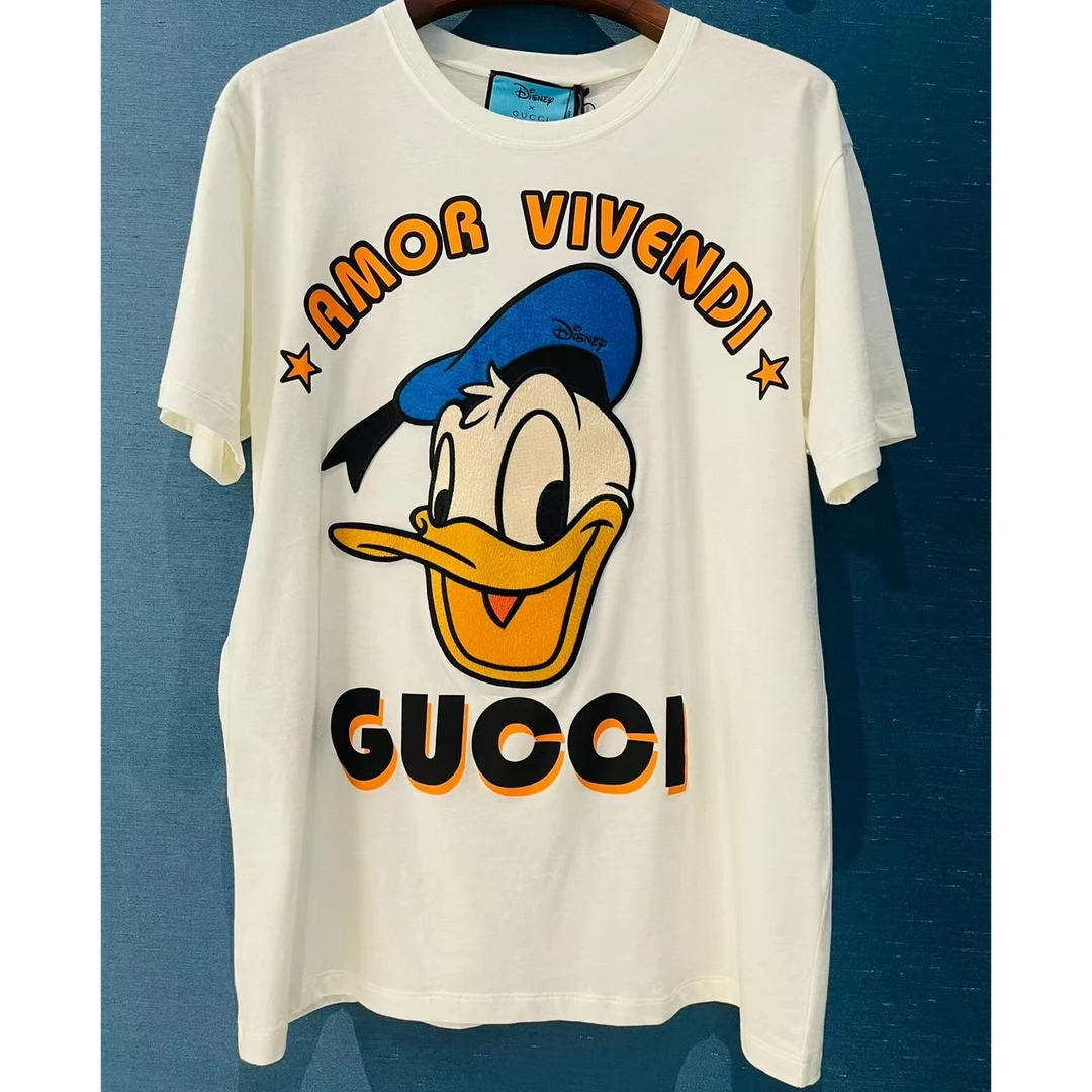 99新/GUCCI/古驰/葡萄籽奢潮/唐老鸭系列T恤/XS码